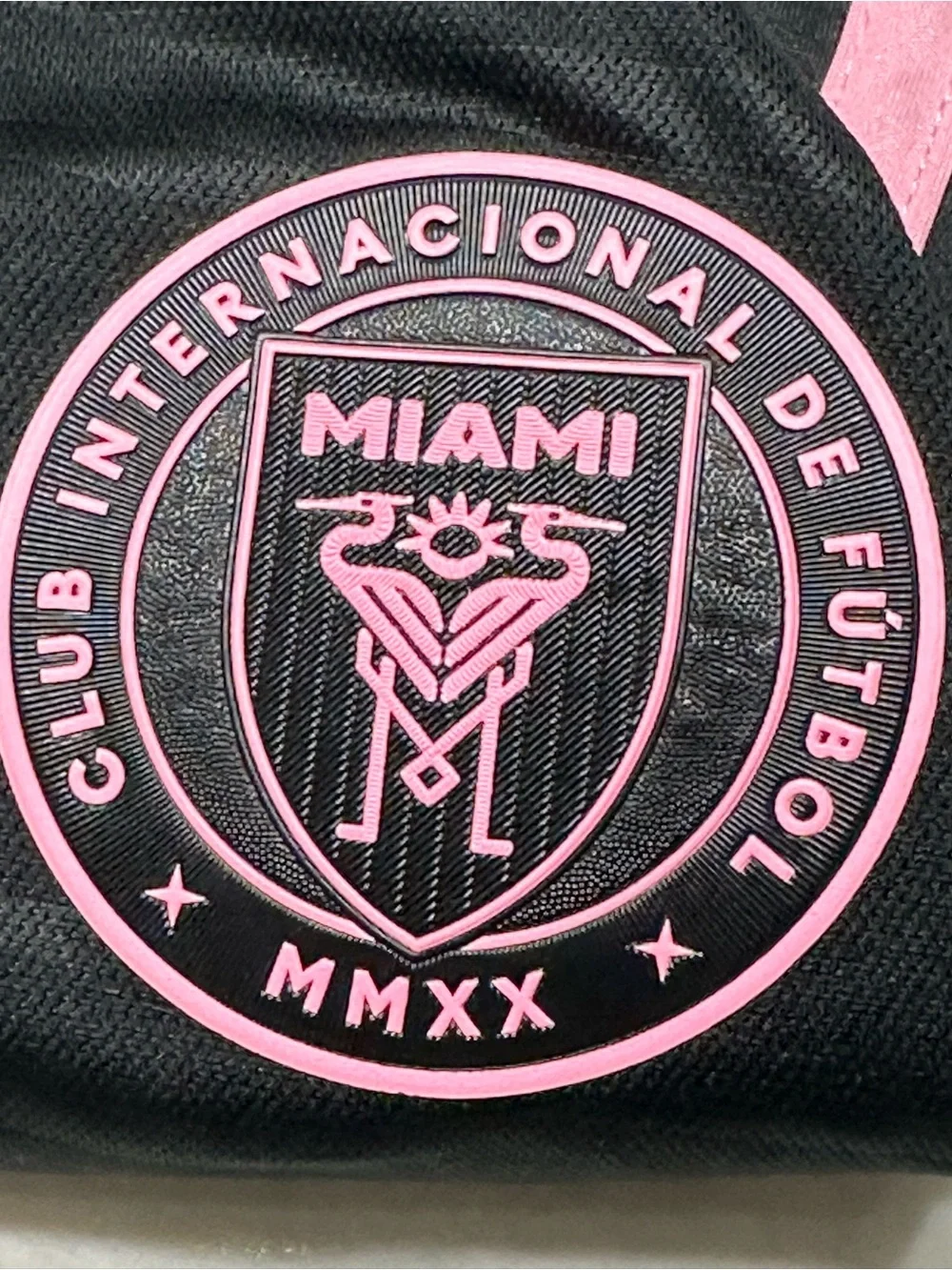 Club Internacional de Futbol Miami Pink and Black Women's Tote, Slim fit Large